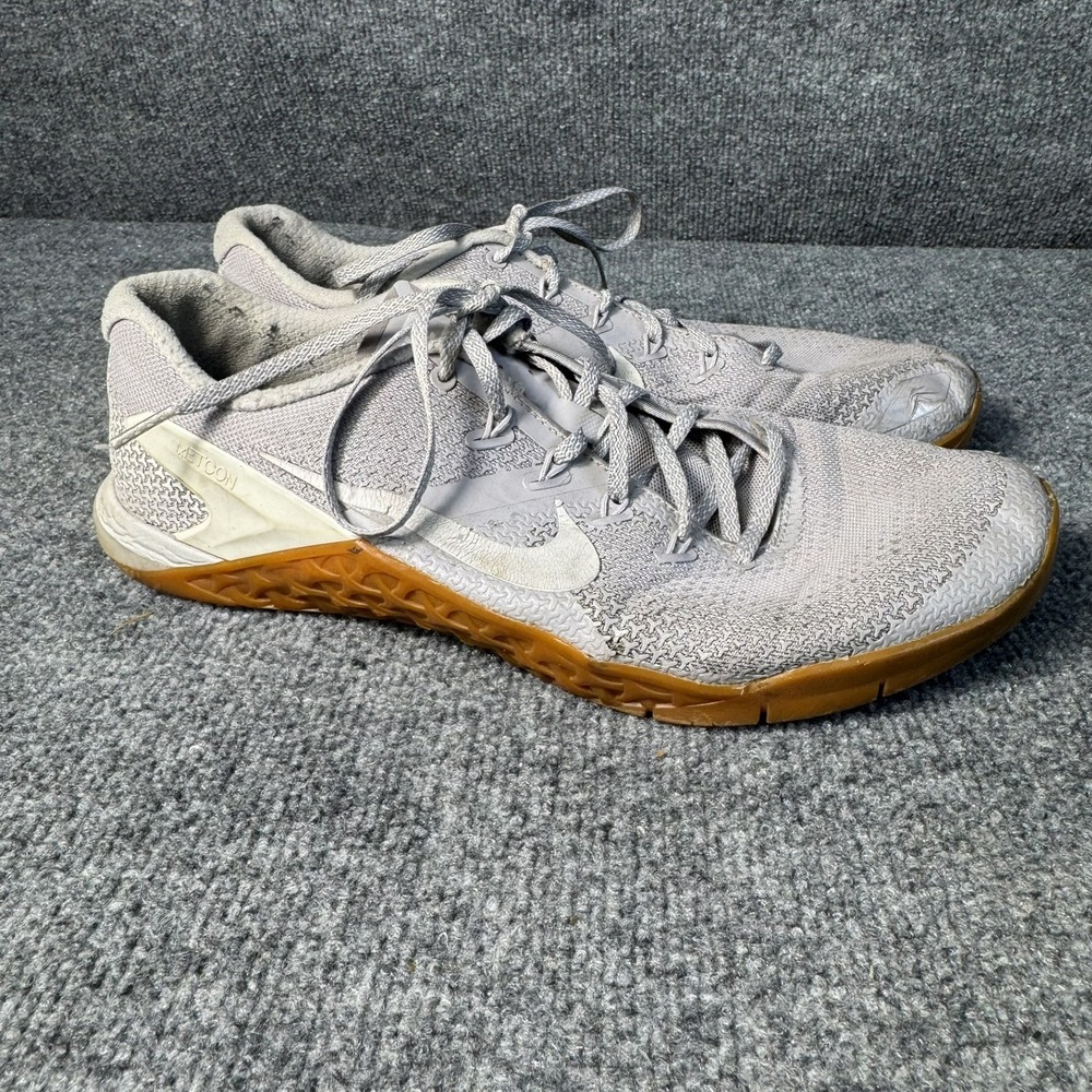 Nike Metcon 5 Training Shoes Mens 12.5 Grey Gum AH7453-007 Cross Training Gym